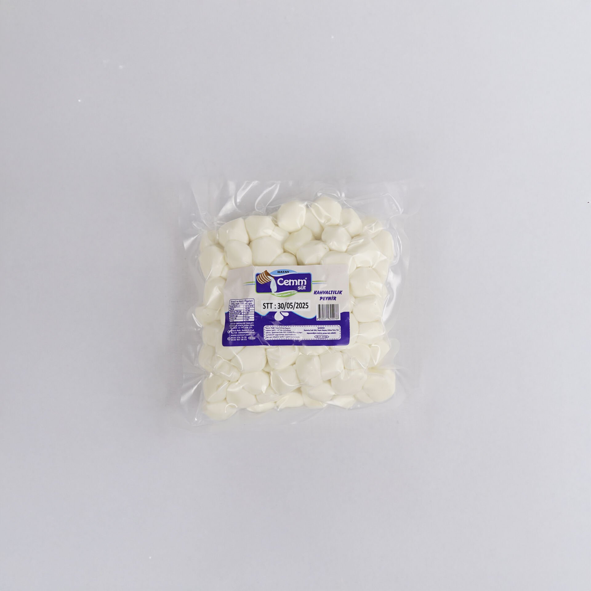 Hatay Misket Peyniri 500 Gr (Vakumlu)