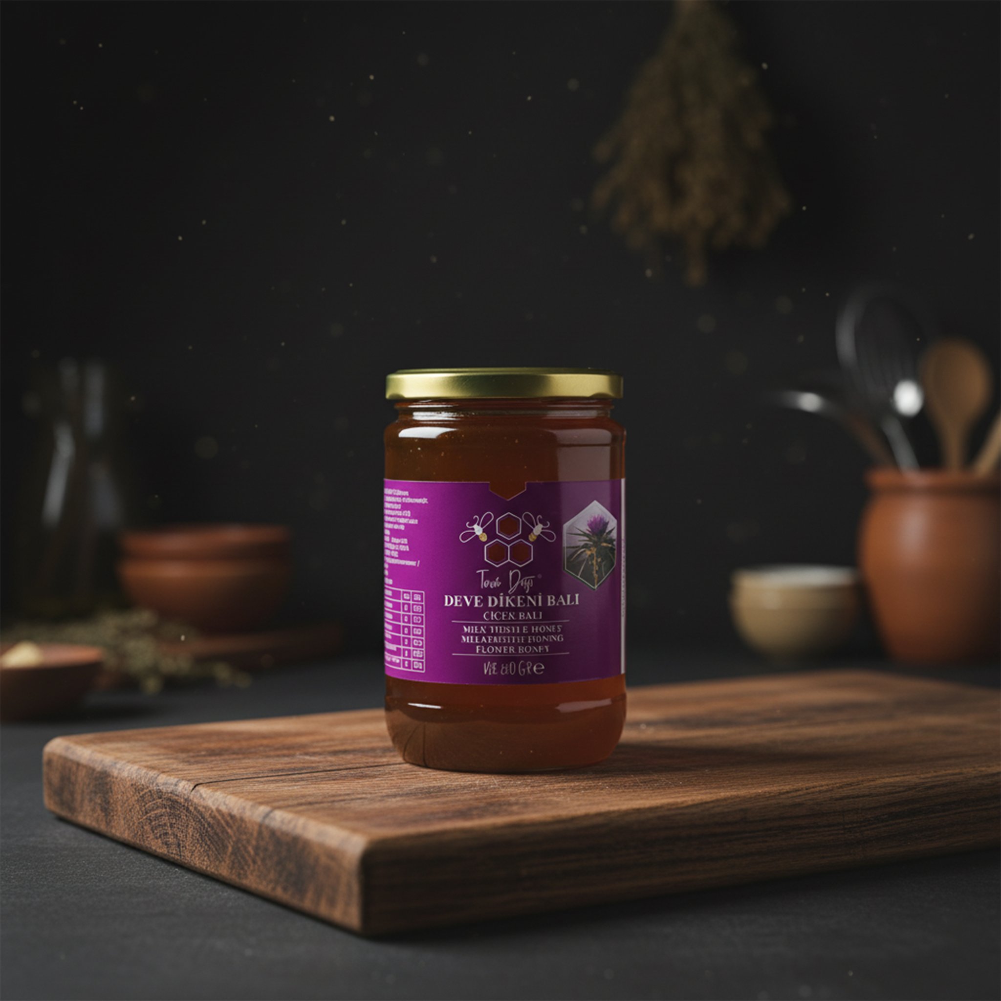 Süzme Devedikeni Balı 860 Gr