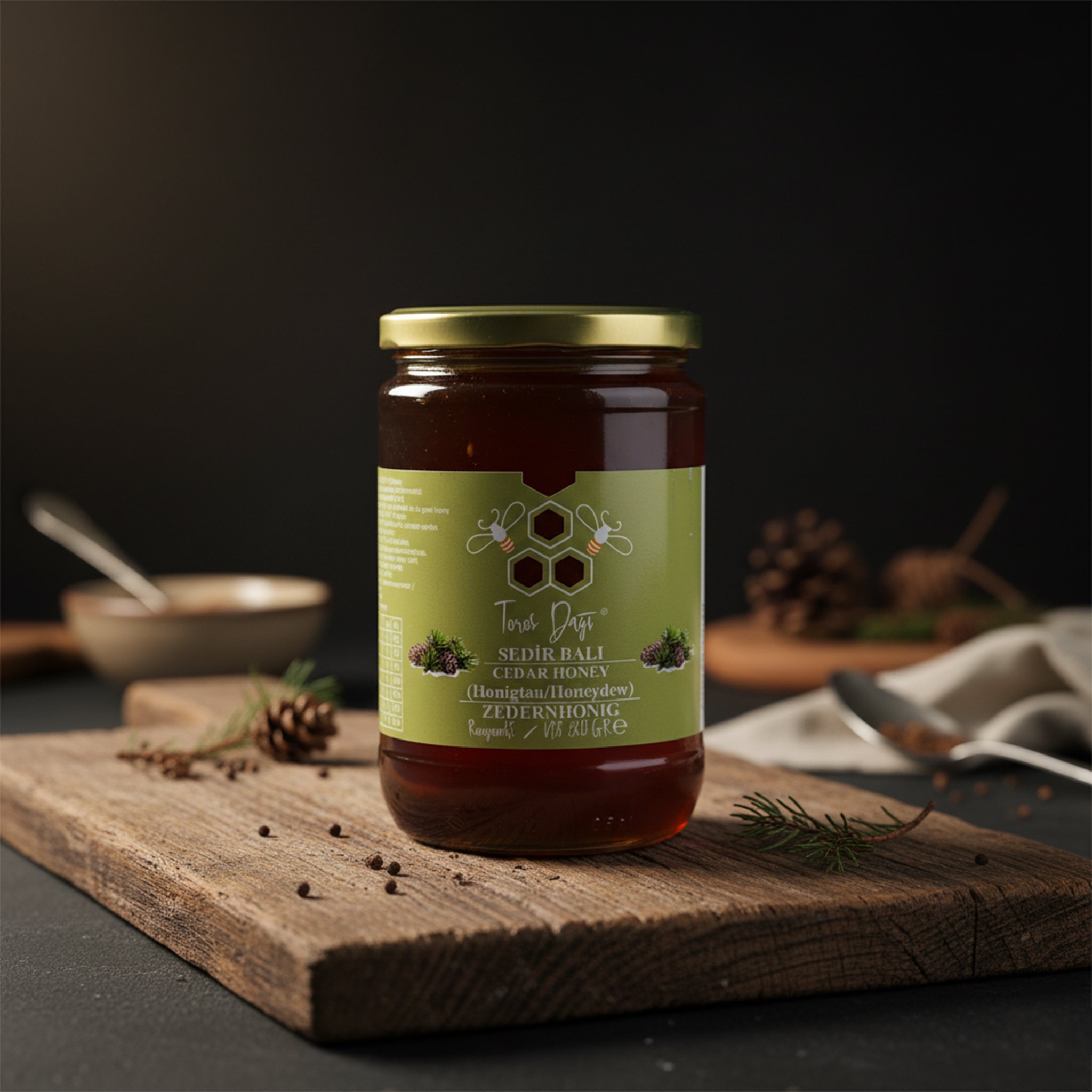 Süzme Sedir Balı 860 Gr