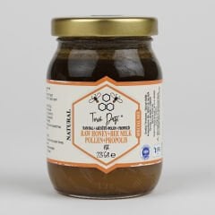 Arı Sütü+Ham Bal+Propolis+Polen Karışımı 250 Gr