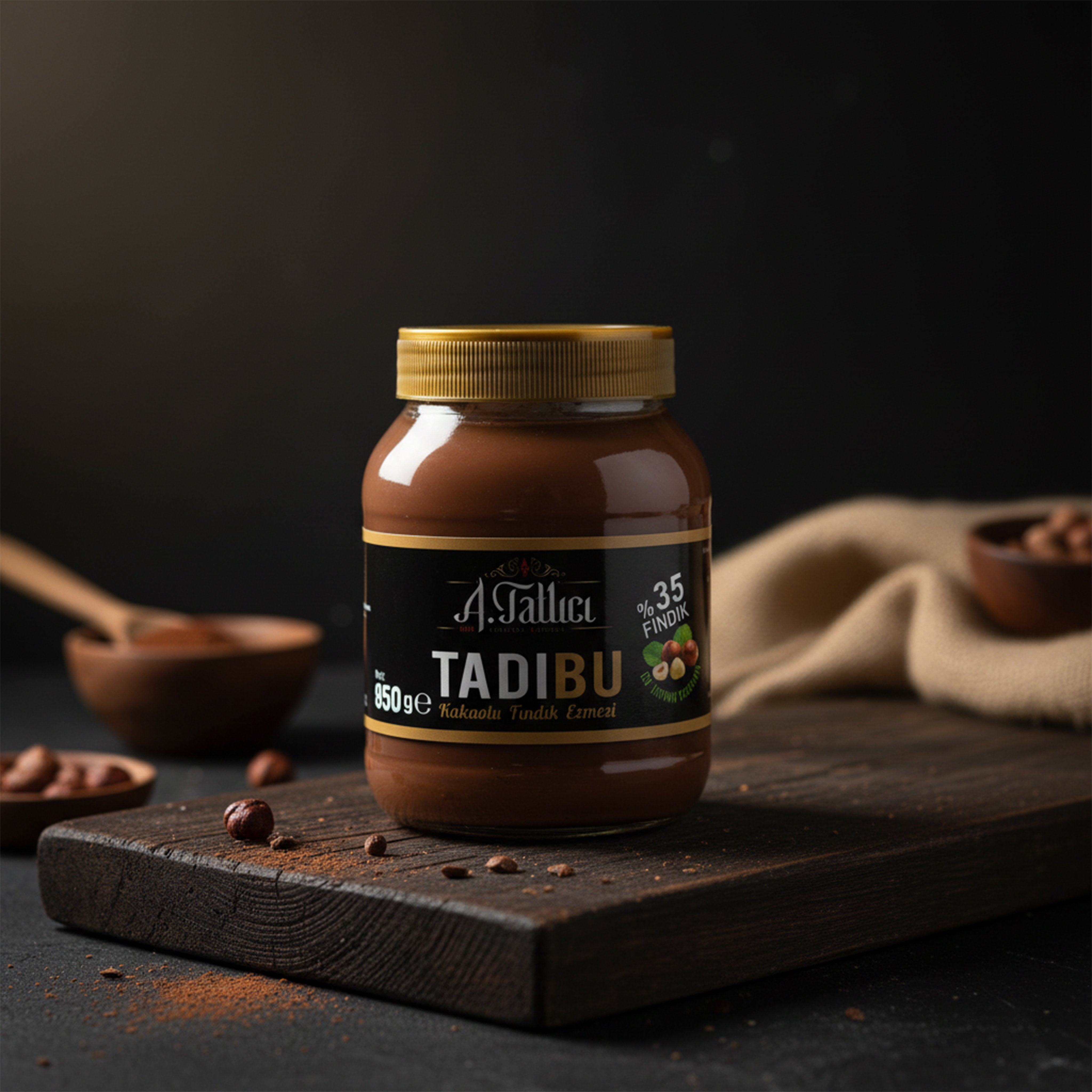 Tadıbu Kakaolu Fındık Ezmesi 850 Gr