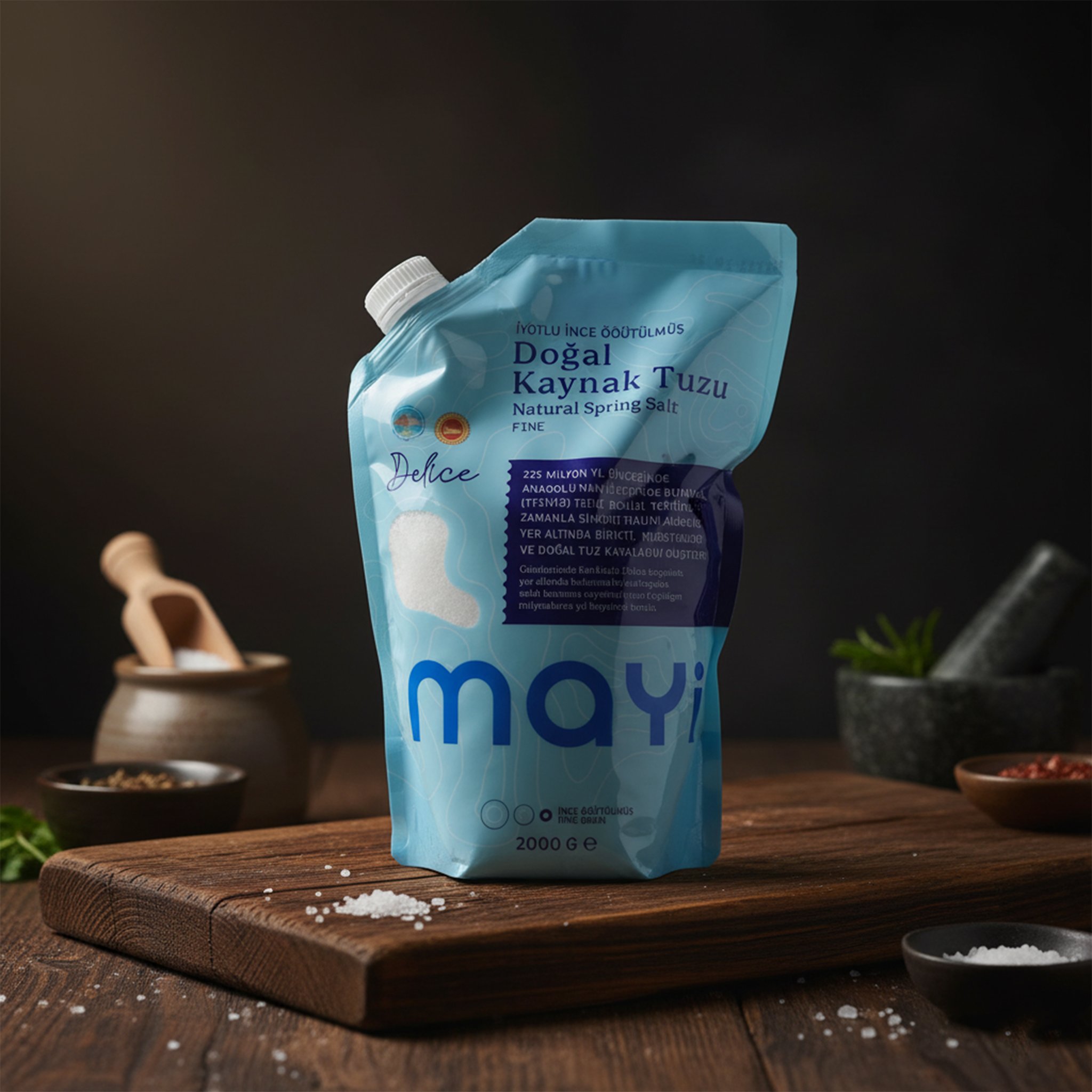 Mayi Öğütülmüş Sofra Tuzu (iyot ilaveli) 2 Kg