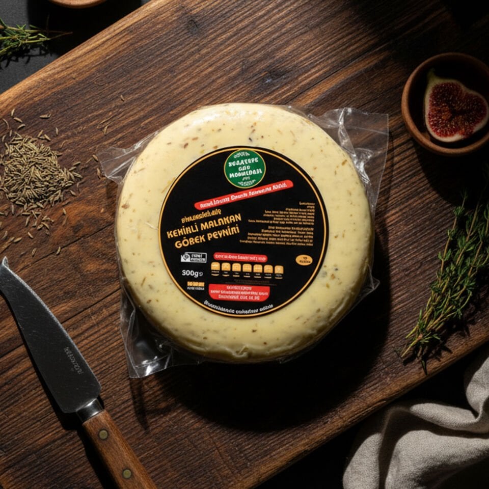 Kekikli Malakan Peyniri (göbek kaşarı) 500 Gr