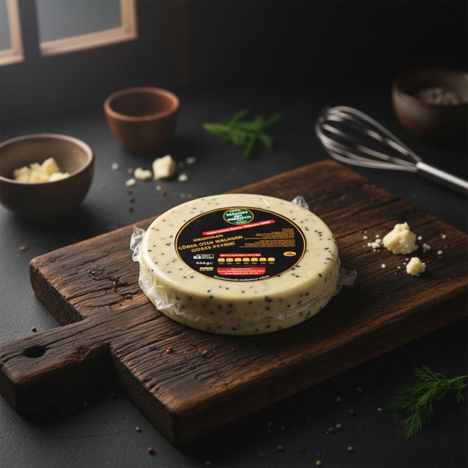 Çörek Otlu Malakan Peyniri (göbek kaşarı) 500 Gr