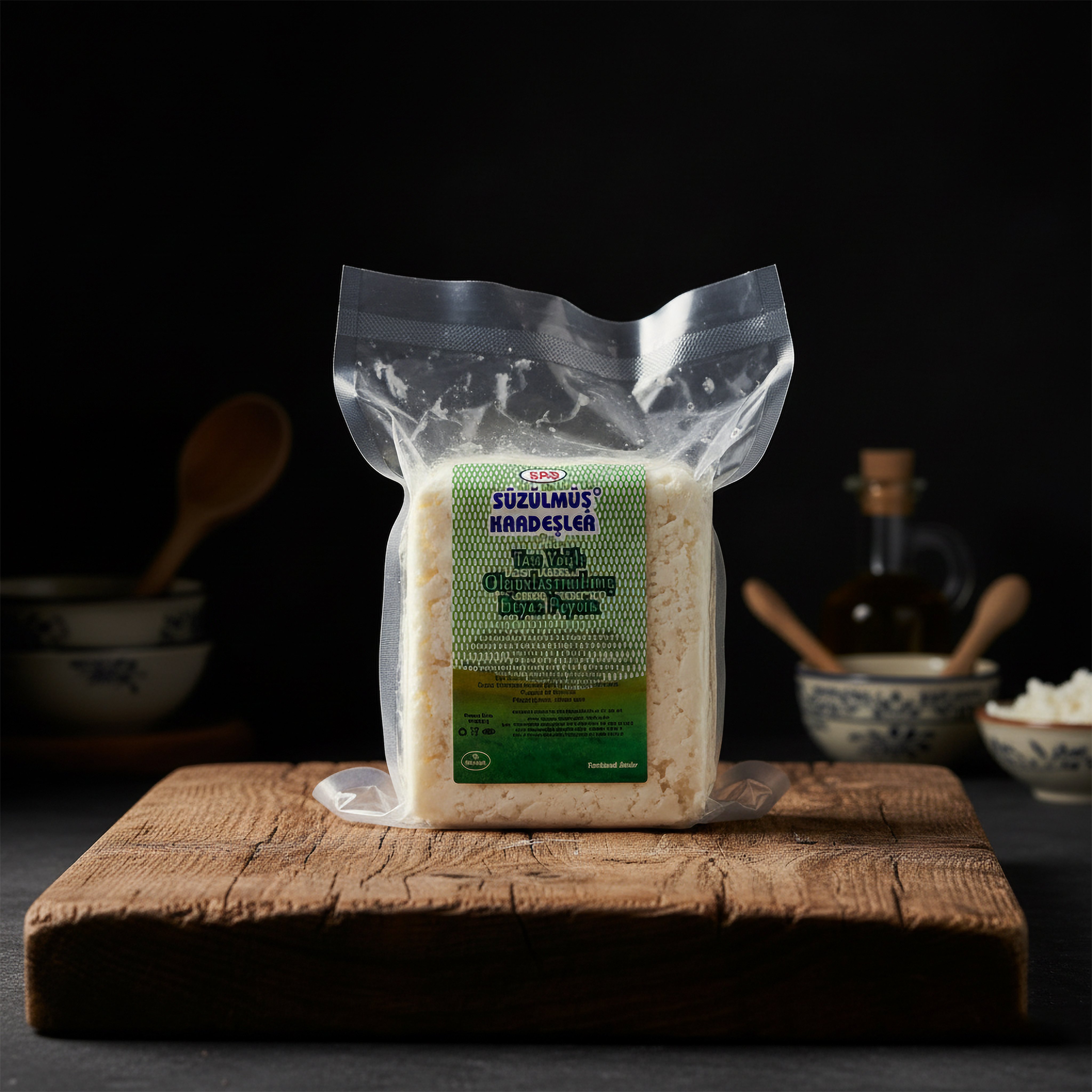 Tam Yağlı Olgulaştırılmış Beyaz Peynir(keçi koyun) 600 Gr vakumlu