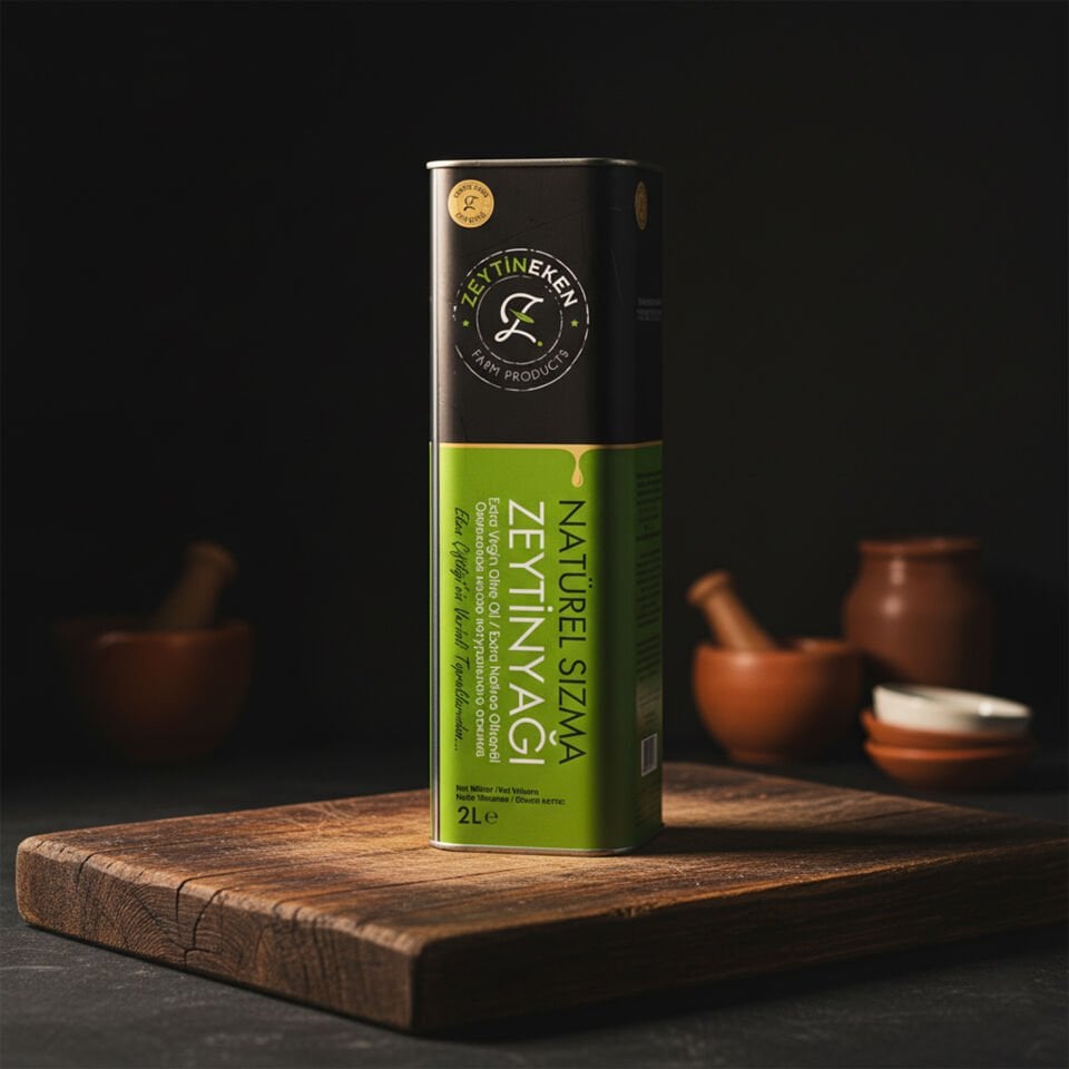 Natürel Sızma Zeytinyağı Soğuk Sıkım 2 LT