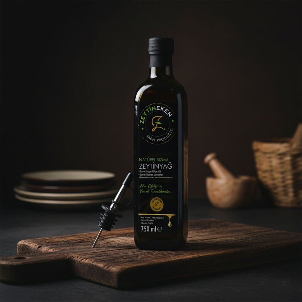Natürel Sızma Zeytinyağı 750 ML ( Pourer Hediyeli )