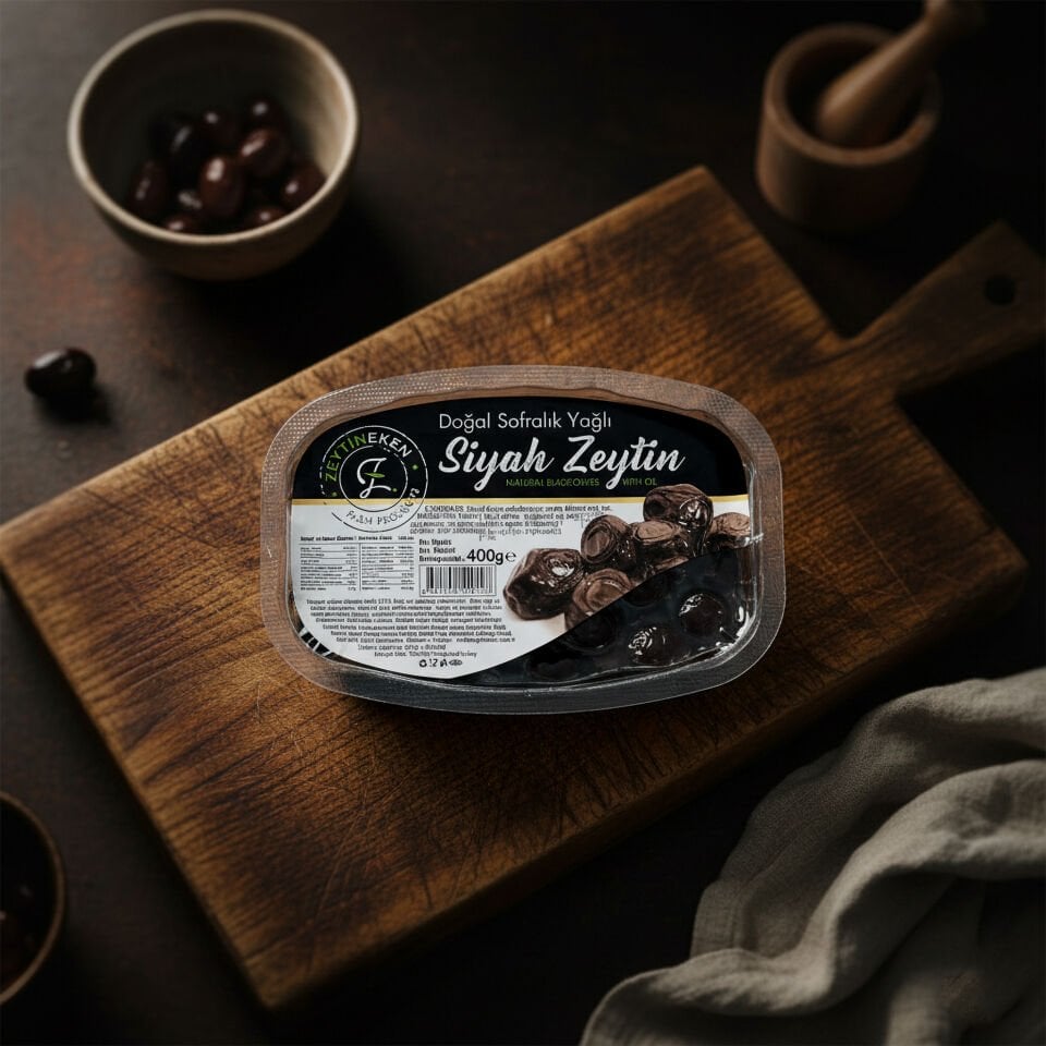 Vakum Siyah Zeytin 400 Gr